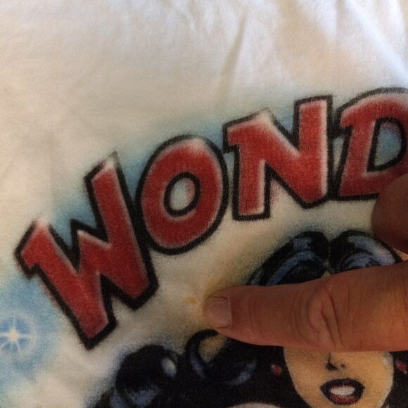 Wonder Woman XL Womens White Short Sleeve T-Shirt TV Series - Picture 6 of 6